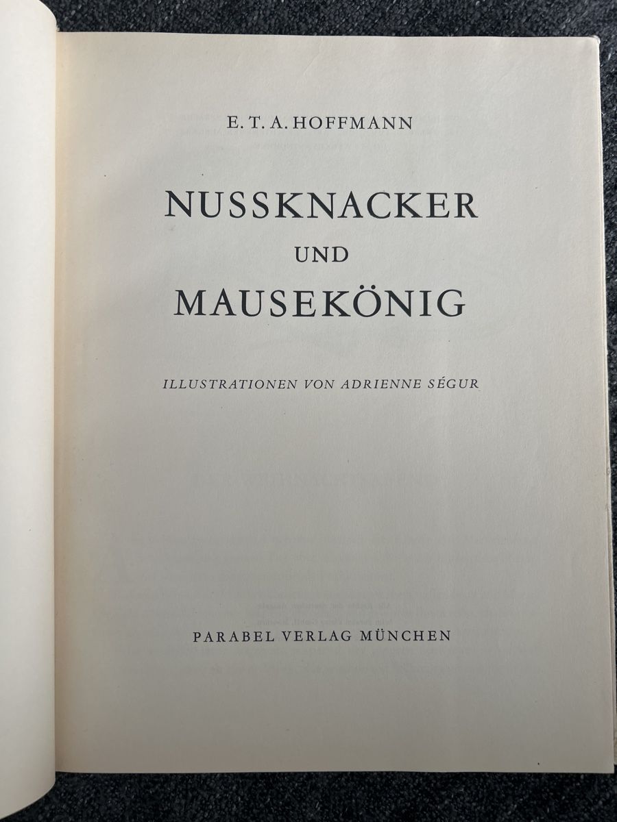 Libri: Nussknacker und Mausekönig Antikes Buch – Usato da zürich venduto da gettingridofstuff 1