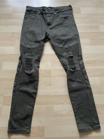 FSBN Jeans Destroyed Look Khaki Gr. 32/32