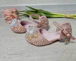 Festliche Mädchen Schuhe, Grösse 25, Glitzer, neuwertig ✨