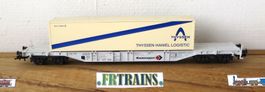 FLEISCHMANN 5251 DB WAGON PORTE CONTAINER THYSEN HANNIEL