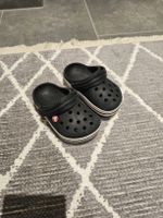 Süsse Crocs Gr. 23 schwarz/weiss