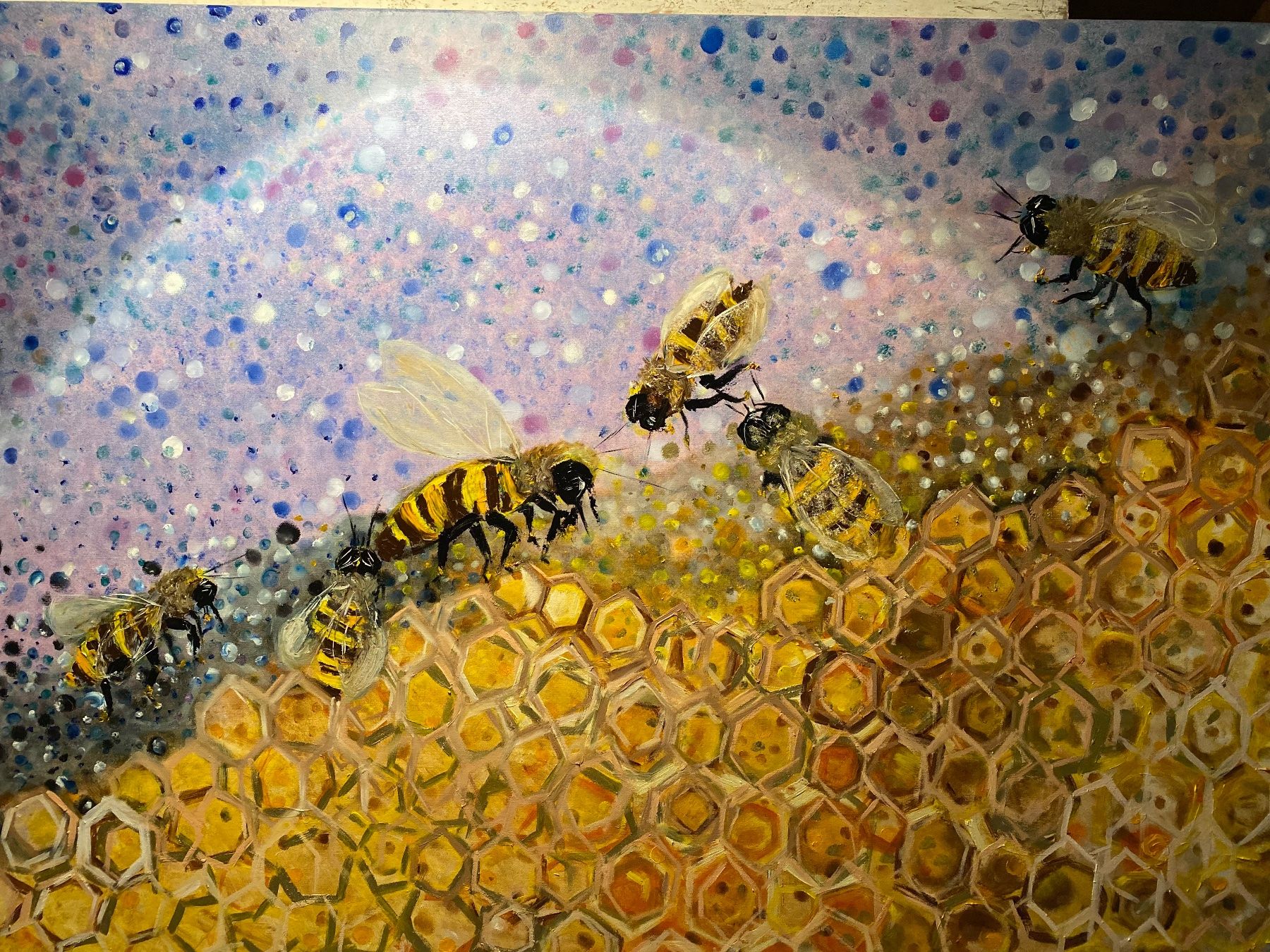 Dipinti: Leben der Bienen Oil Bild Kunst Doks – Nuovo e nell'imballaggio originale da Beromünster venduto da dok_b8mf 6