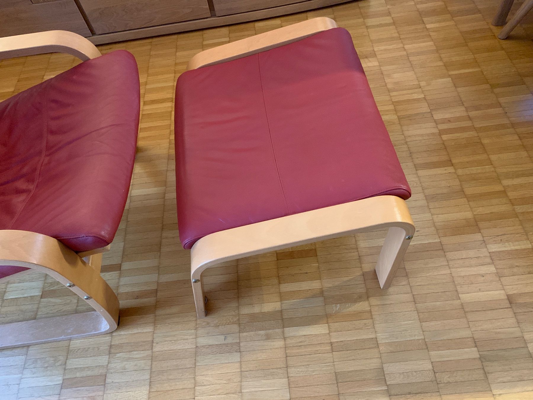 Stressless Poltrone: Holz/Leder TV Sessel mit Fussablage – Usato da Lengnau AG venduto da Tomi33 4