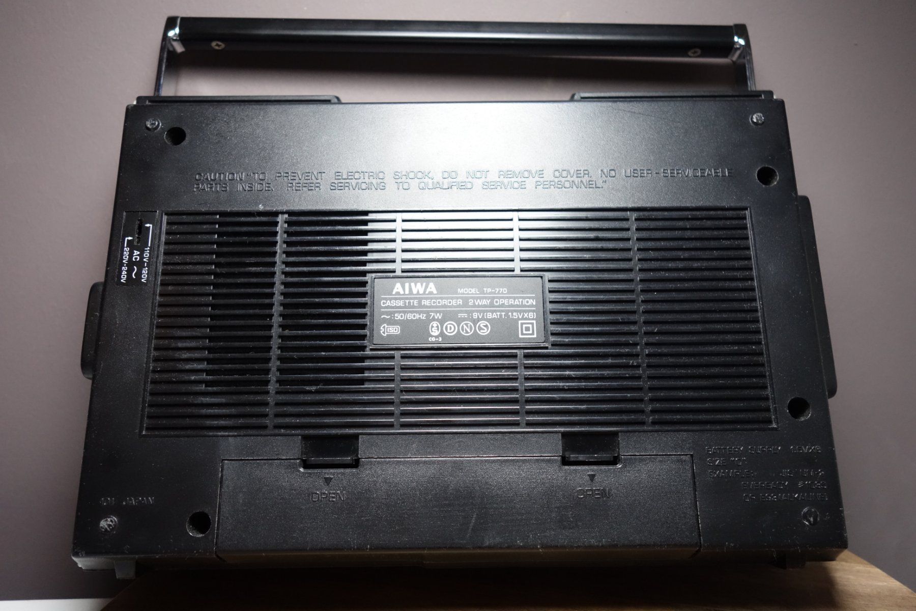 Aiwa Registratori: Aiwa TP-770 Kassetten – Usato da Bern venduto da Phandora 1
