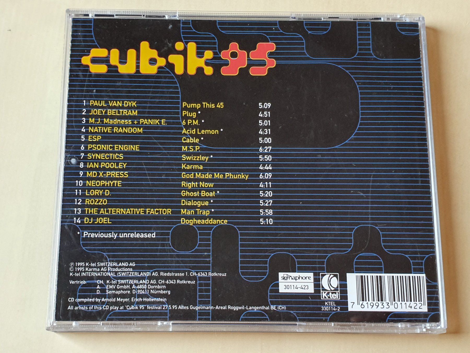 CD: Cubik 95 – Usato da Stansstad venduto da collectorsshop 1