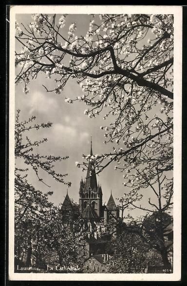 Cartoline postali: AK Lausanne, La Cathédrale, 1931 – Usato da Berlin venduto da bartko-reher