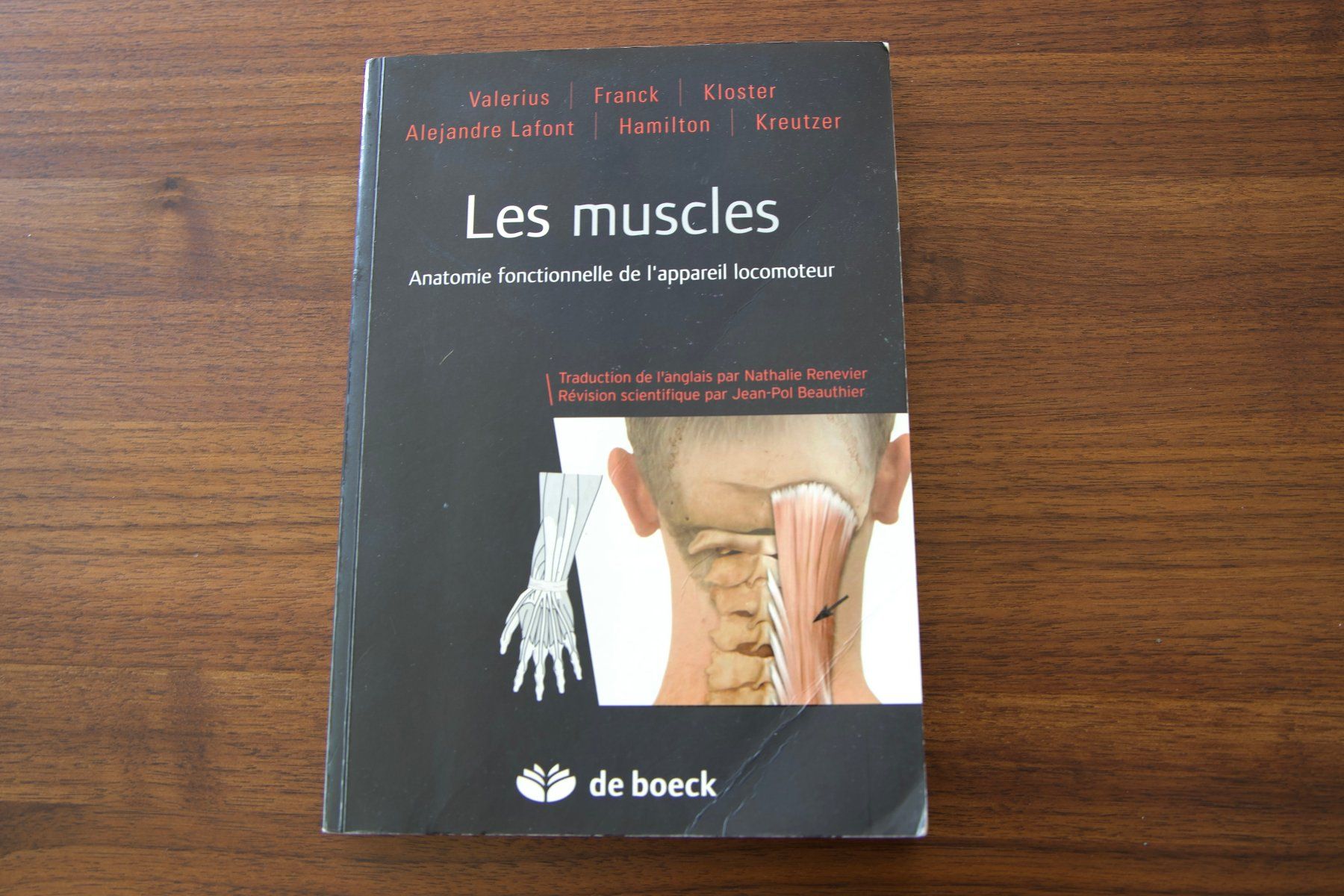 Libri: Anatomie fonctionnelle " Les muscles" De Boeck – Usato da Genève venduto da LiPhry