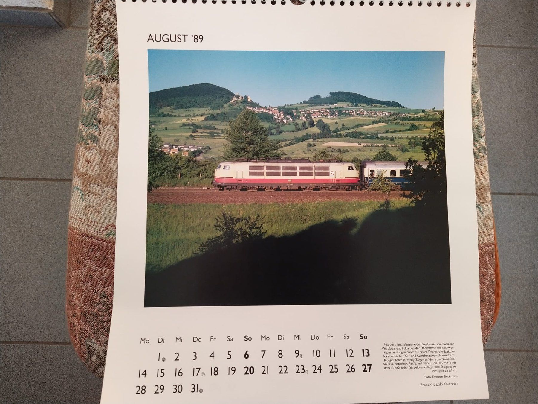 Calendari: Lok- Kalender Franckhs 1989 – Usato da Bern venduto da micky031 4