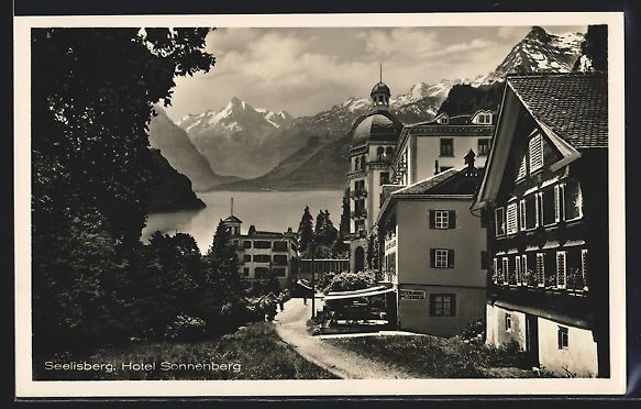 Cartoline postali: AK Seelisberg, Hotel Sonnenberg – Usato da Berlin venduto da bartko-reher