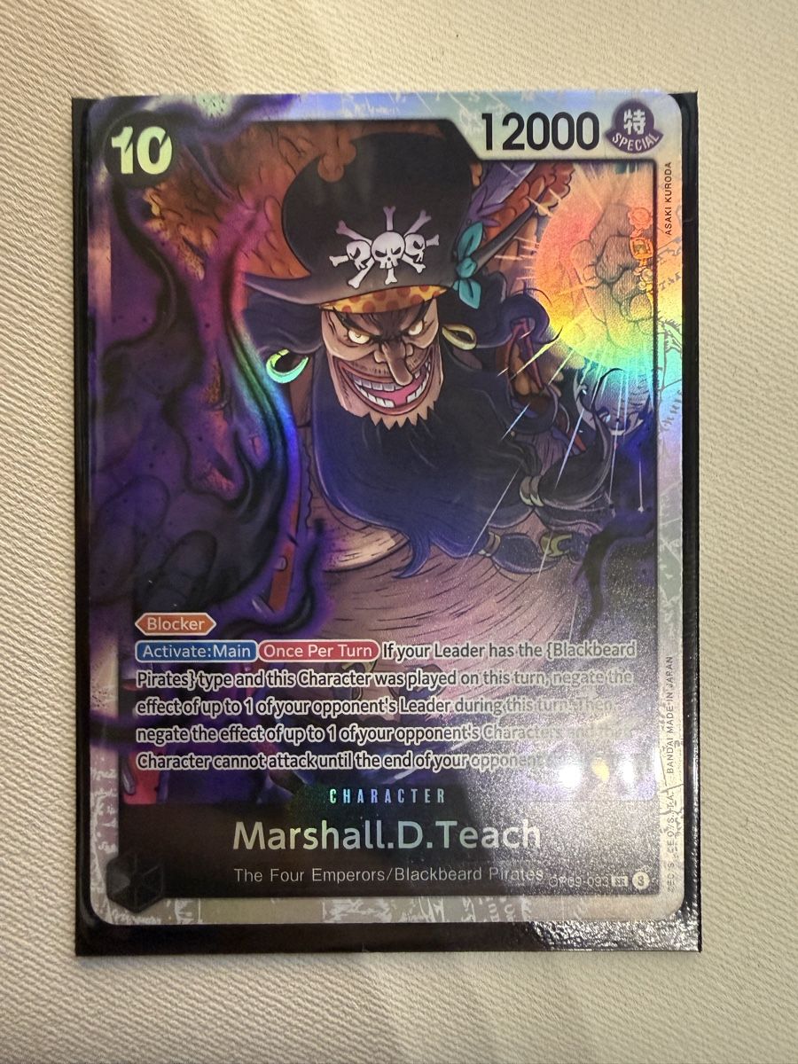 Bandai Carte collezionabili: [ENG] Marshall D. Teach OP09-093 SR – Usato da Wettingen venduto da Vante
