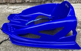 Luge bébé bleu, idéal pour les premières glisses!