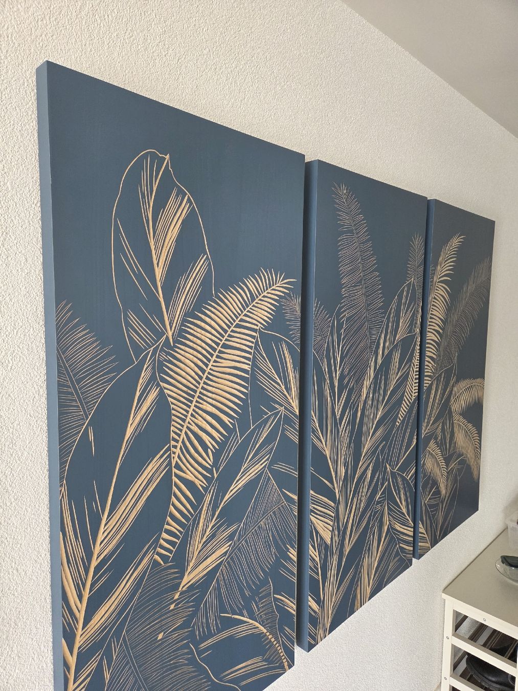 Foto & Immagini: Wandbild aus Holz geschnitzt, 3-teilig – Nuovo (secondo la descrizione) da Elgg venduto da Fufu28 1