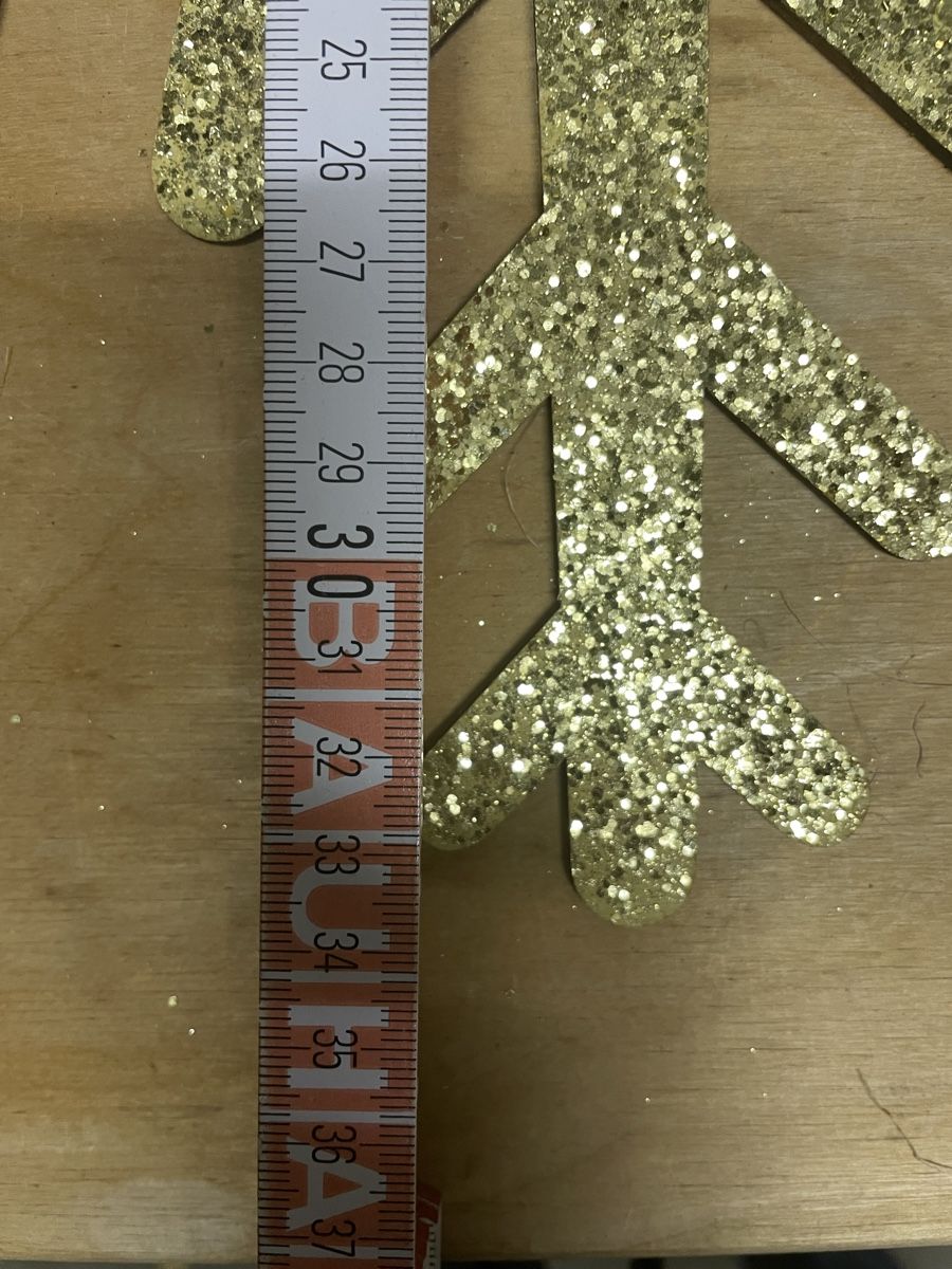 Tutte le decorazioni: 8 Sterne gold mit Glitzer – Usato da uitikon waldegg venduto da allesmussraus123 1