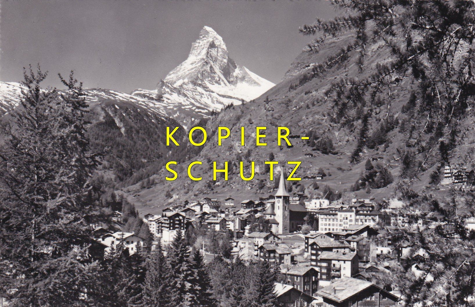 Cartoline postali: Zermatt mit dem Matterhorn /bo – Usato da Hombrechtikon venduto da Rudolf07