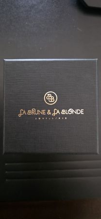 La Brune & La Blonde Halskette Gold mit Aquamarin-Steinen