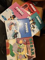 Lot de 5 livres pour enfants Pingu et Babar