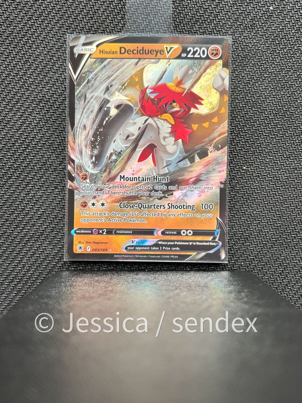 Pokémon Carte collezionabili: Decidueye V (F ENG 083/189) – Nuovo (secondo la descrizione) da Herisau venduto da jes_q9mj
