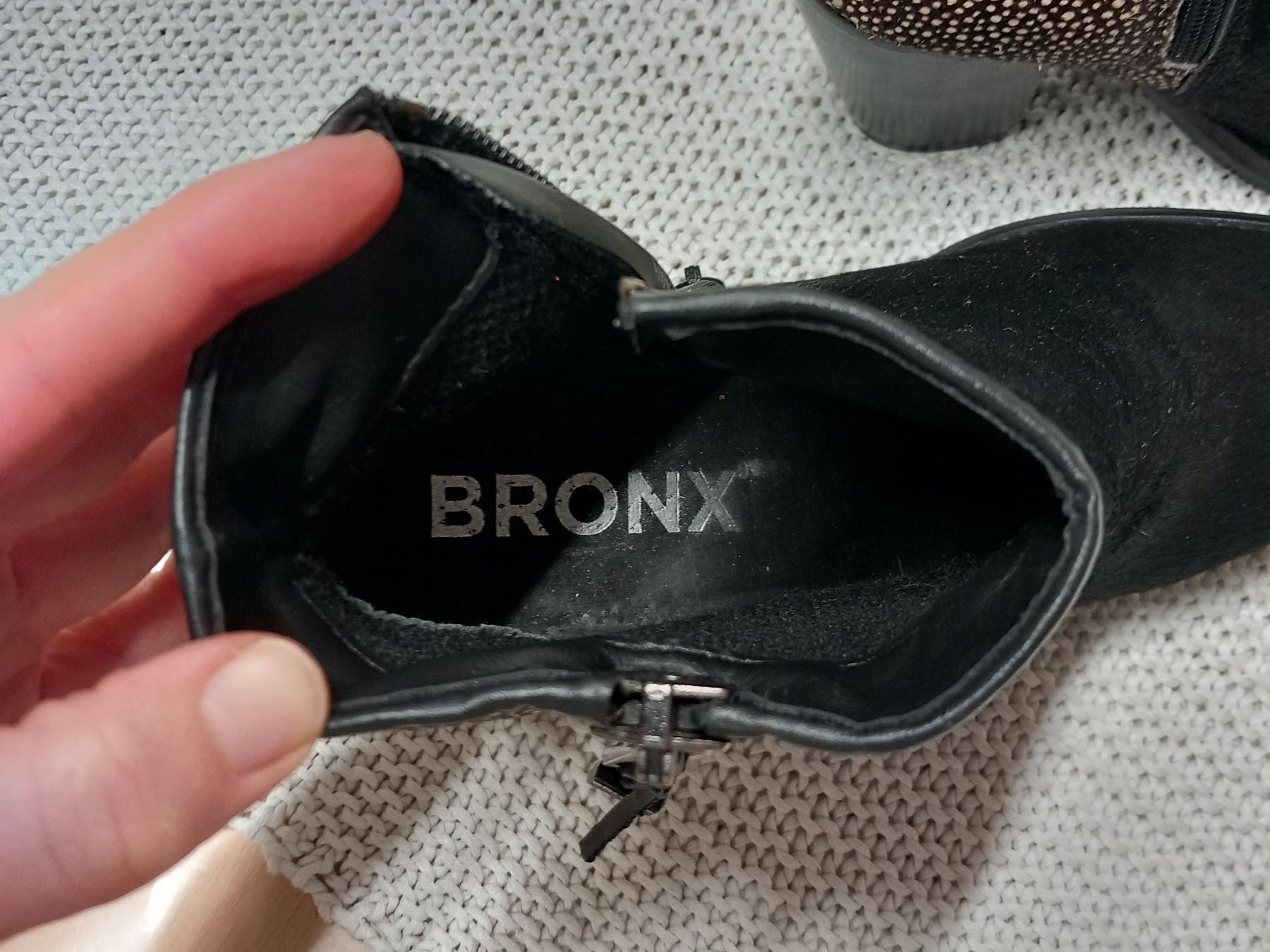 Damenschuhe: Echt-Fell Stiefeletten von BRONX Gr.38 NEU – Neu (gemäss Beschreibung) aus Gwatt (Thun) von umwelt-brocki 5