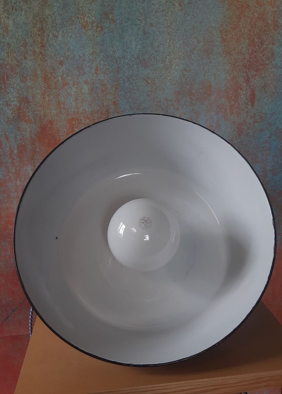 Lampade: Alte Emaille Industrie Lampe – Usato da Winterthur venduto da lampenretter 4