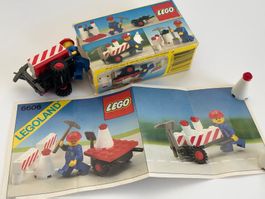 Vintage Lego "Strassenbauarbeiter" Nr. 6606 aus den 1983-ern
