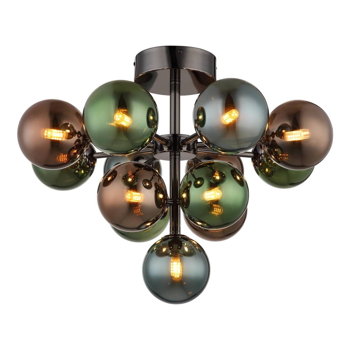 Lampadari & plafoniere: Deckenleuchte, Glaskugeln, Bunt, 56 cm Ø – Nuovo (secondo la descrizione) da Kreuzlingen venduto da Smart-Light