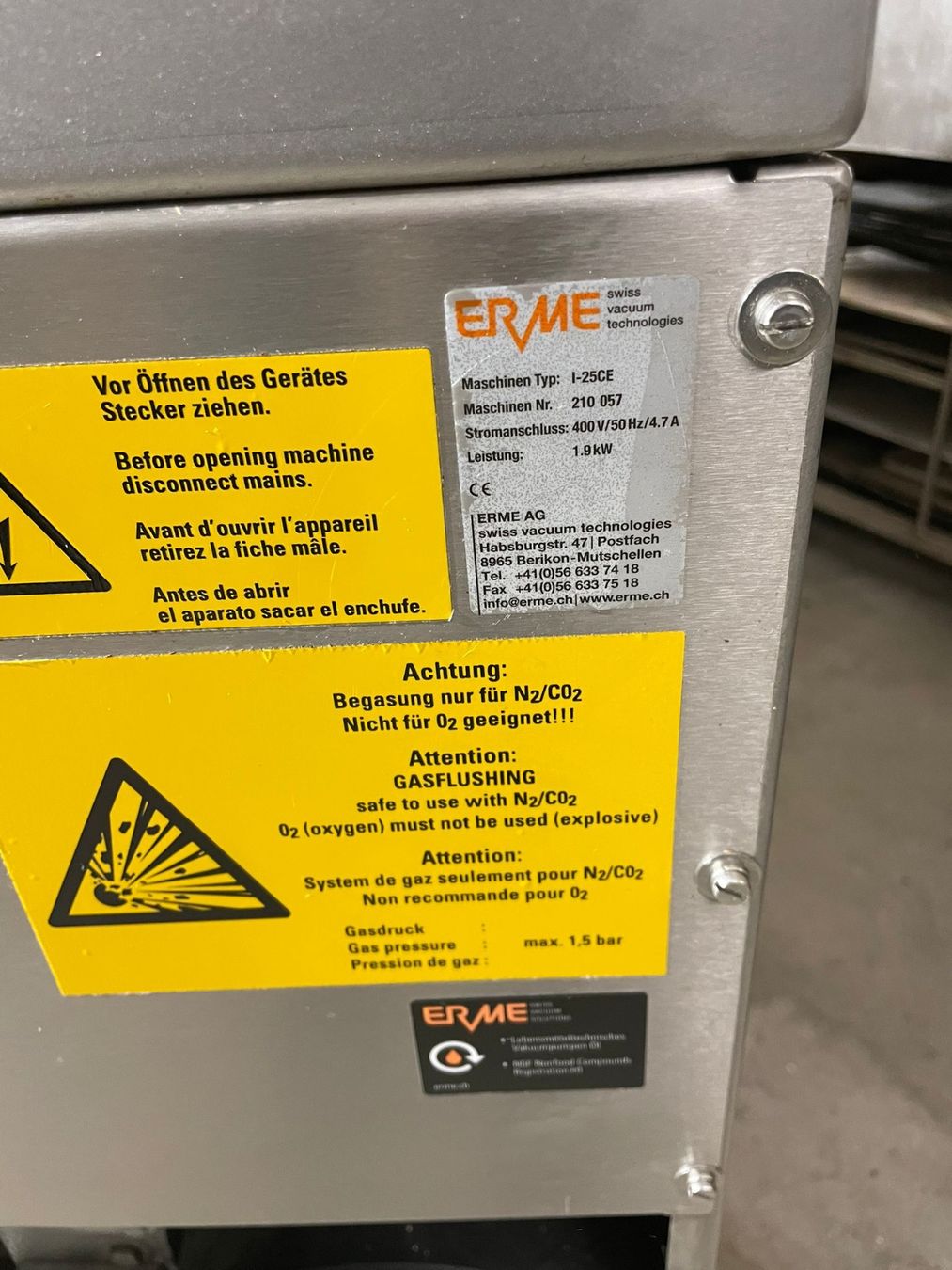 Elettrodomestici da cucina: Erme Vakuummaschine – Usato da Rupperswil venduto da pimi88 4