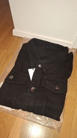 Herren Jeans Weste schwarz Grösse L neu