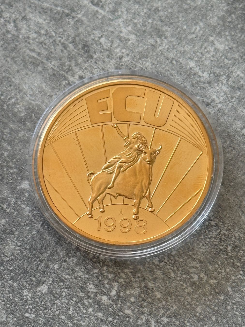 Medaglie: EUROPA  ECU 1998  IN KAPSEL – Nuovo (secondo la descrizione) da Wallisellen venduto da SWISS_SILVER1 1