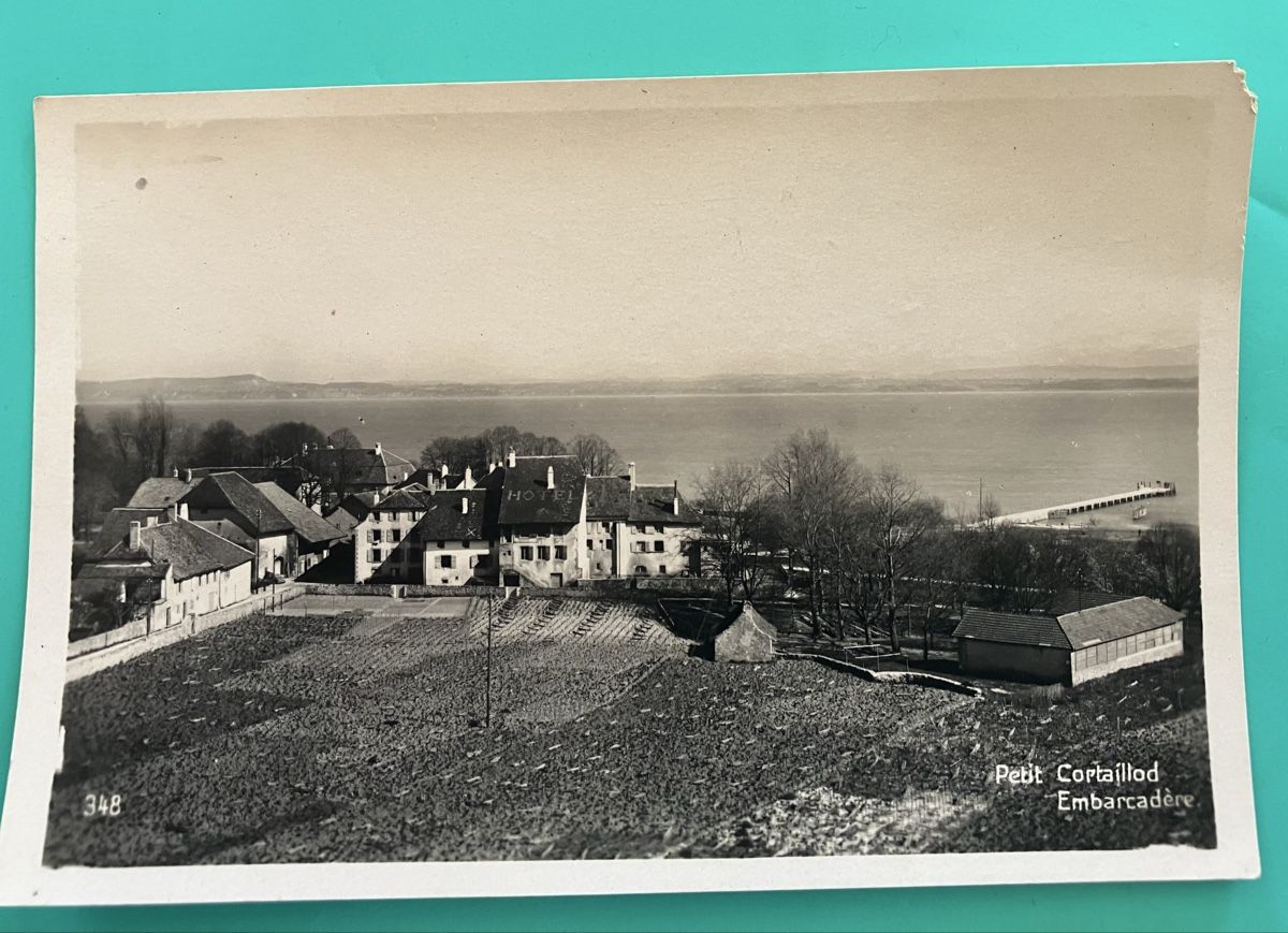 Ansichtskarten: Postkarte Petit Cortaillod Embarcadère – Gebraucht aus Bauma von Baumer71