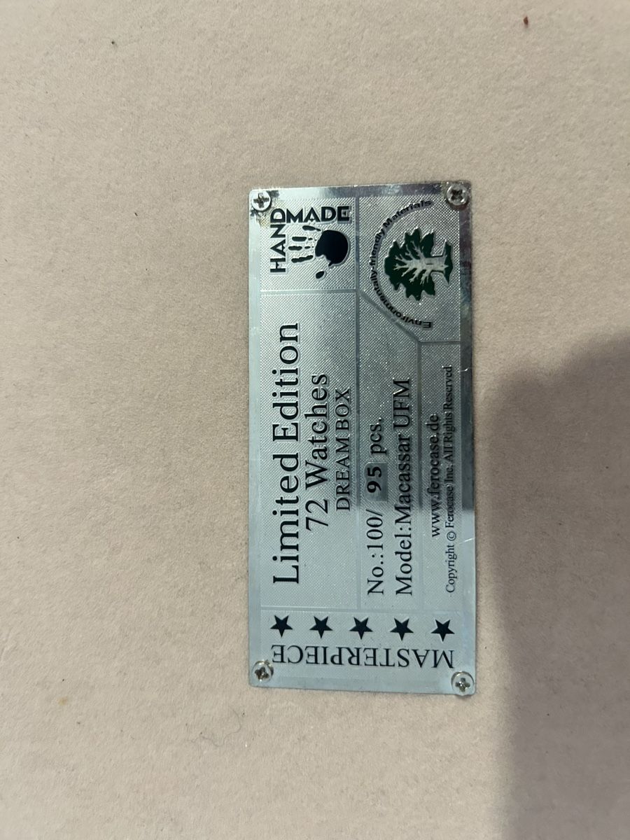Scatole porta orologi: Edle Holz Uhrenbox 72 Uhren – Usato da Steffisburg venduto da Michaels011 3