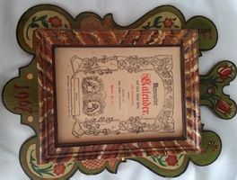 Kalenderhalter; Holz; alt aus Appenzell