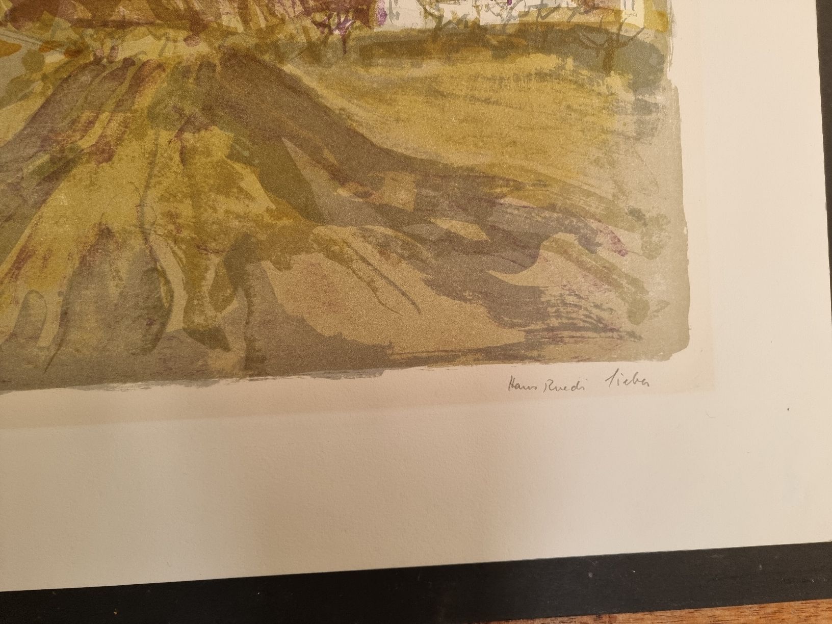Grafica & Litografie: HANSRUEDI SIEBER LITHOGRAPHIE SIGNIERT NUMMERIERT – Usato da Gersau venduto da grafik-kunst 3