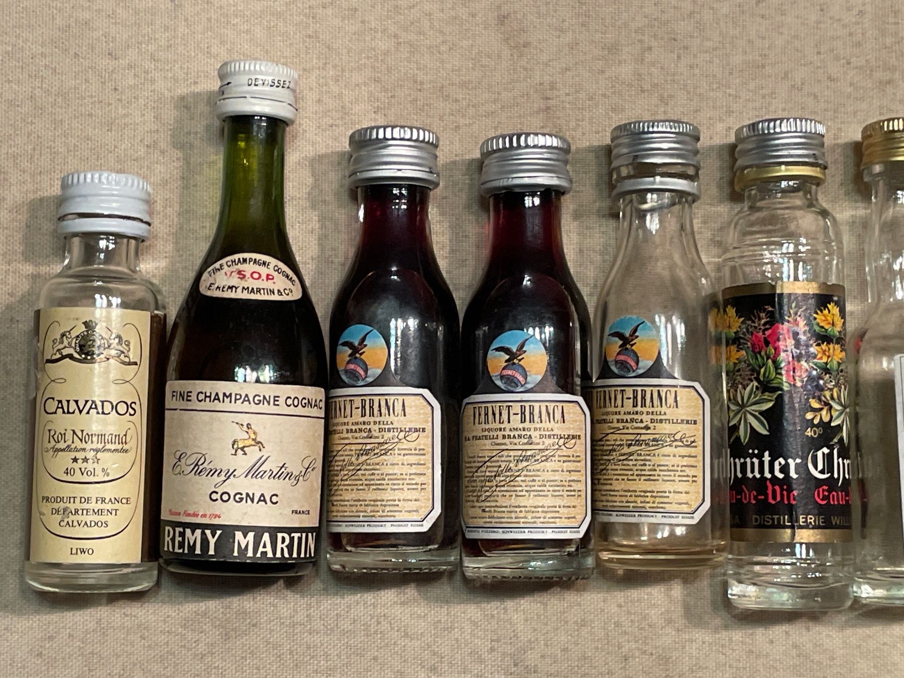 Altro: Lot de 18 mini-bouteilles pour collectionneurs – Usato da Bôle venduto da Frouz 1