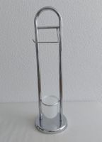 support brosse WC + rouleau papier de toilette