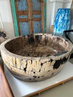 Baignoire ART - Bois fossilisé - Indonésien / RARE