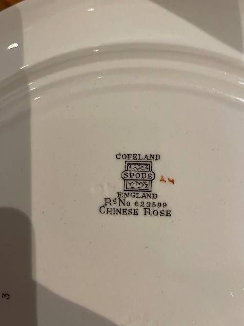 Set di piatti: Très beau service en faïence anglaise SPODE – Usato da Colombier NE venduto da Boy48 1