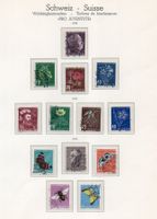 1948/50 P.J. PAGINA D'ALBUM SBK J125/J137 3 serie complete O