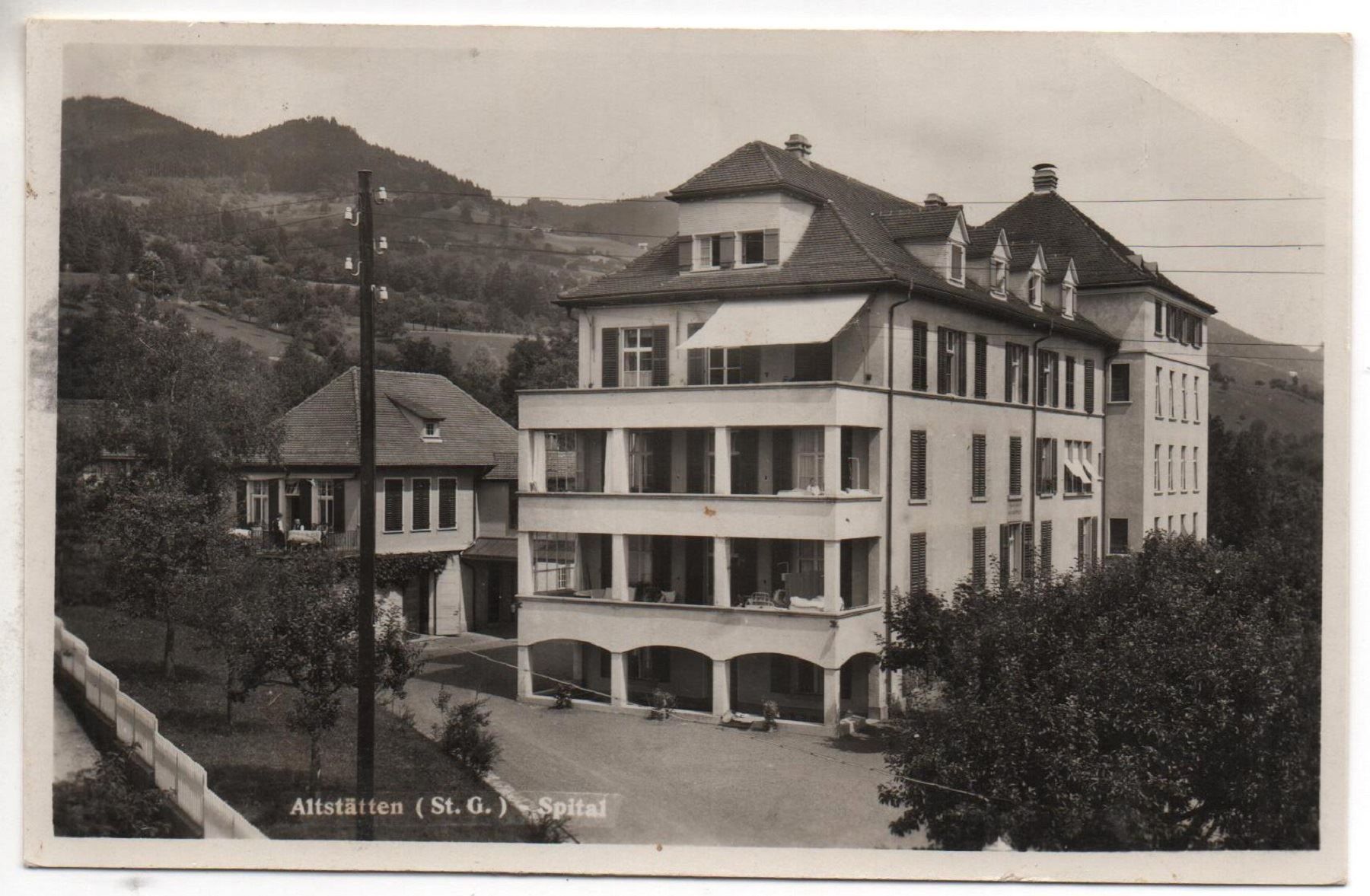 Ansichtskarten: ALTSTÄTTEN Spital – Gebraucht aus Jona von philajona