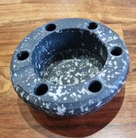 Aschenbecher mit 6 Löschlöcher Unikat Huber & Suhner