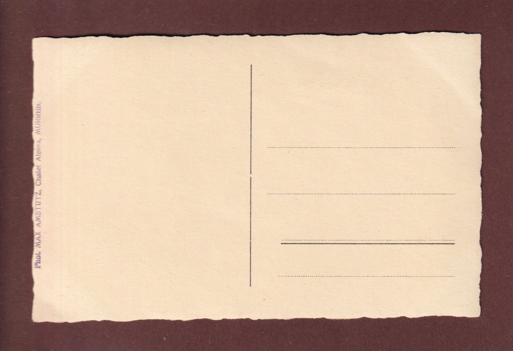 Cartoline postali: MÜRREN - Chalet Alpina – Usato da Pully venduto da nicecards 1