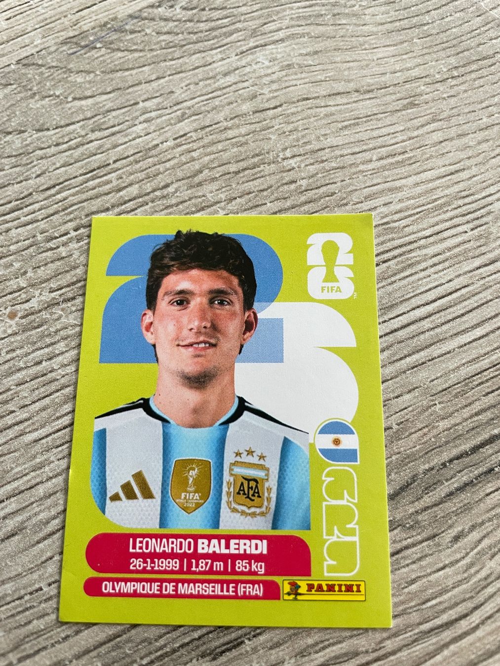 Panini Sammelbilder & Trading cards: Panini Sticker - Leonardo Balerdi – Gebraucht aus Neftenbach von Justine76