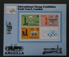 Anguilla-Mi 389-391 Block ** (1980)