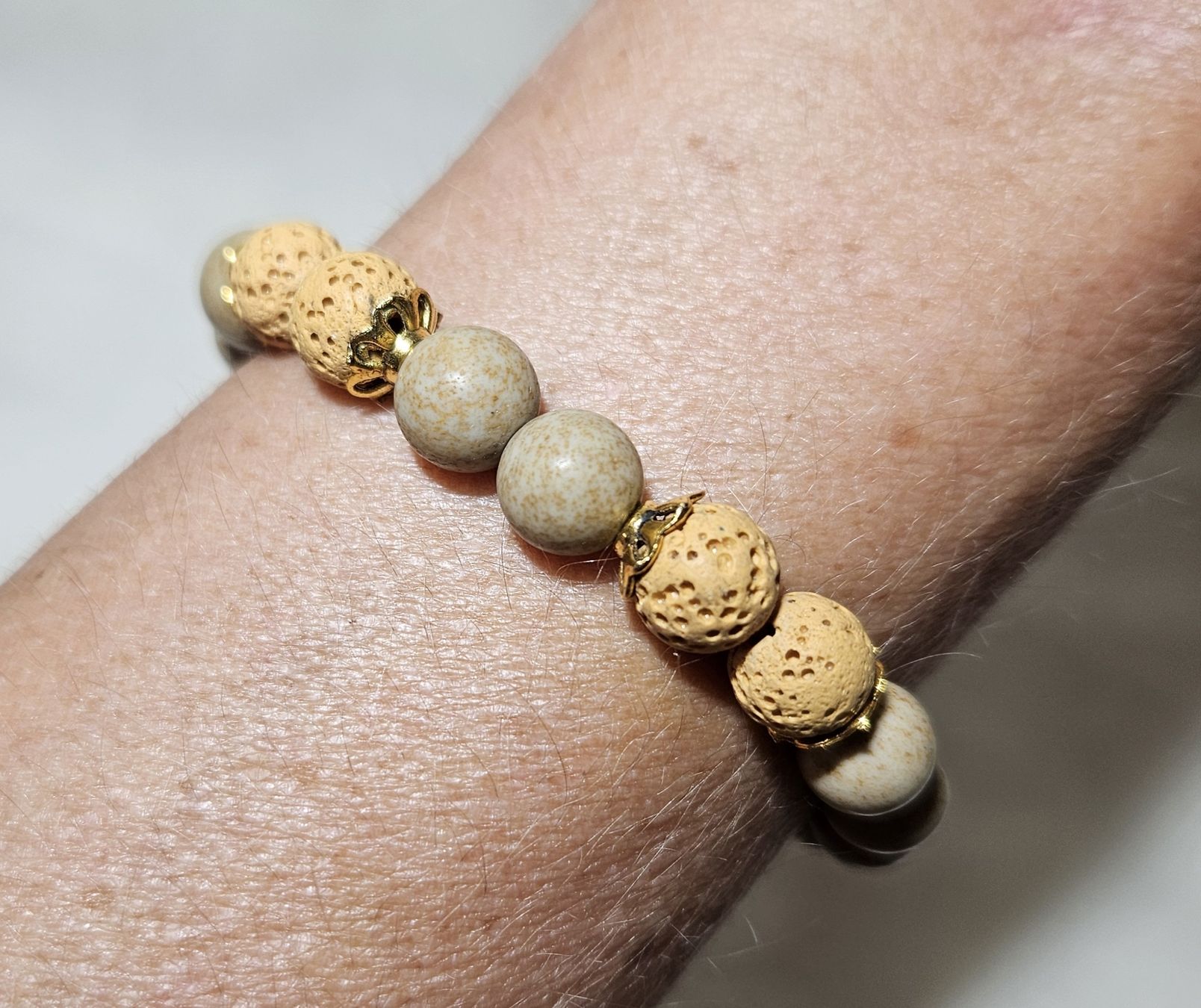 Bracciali & Braccialetti: Steinarmk. mit Lava - Spendenaktion – Nuovo (secondo la descrizione) da Unterkulm venduto da Nachtigall 2