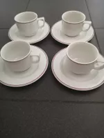 Schweizer Langenthal Kaffeetassen und Teller