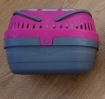 Transportbox für Kleintiere pink grau guter Zustand