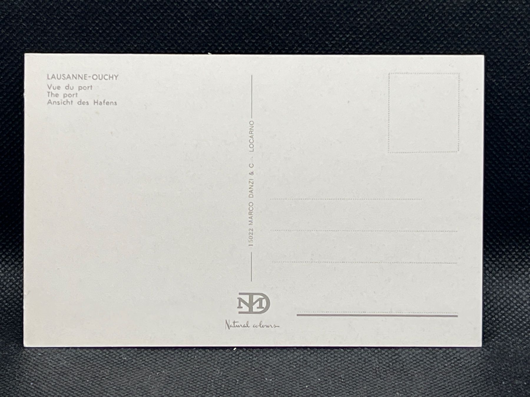 Cartoline postali: Lausanne-Ouchy – Usato da Widnau venduto da Brusi9 1