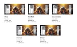 Limitierte Swiss Crypto Stamp 4.0 Special Edition ID1–5