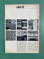 ULM 6 Zeitschrift Hochschule für Gestaltung Ulm/Okt.1962 RAR