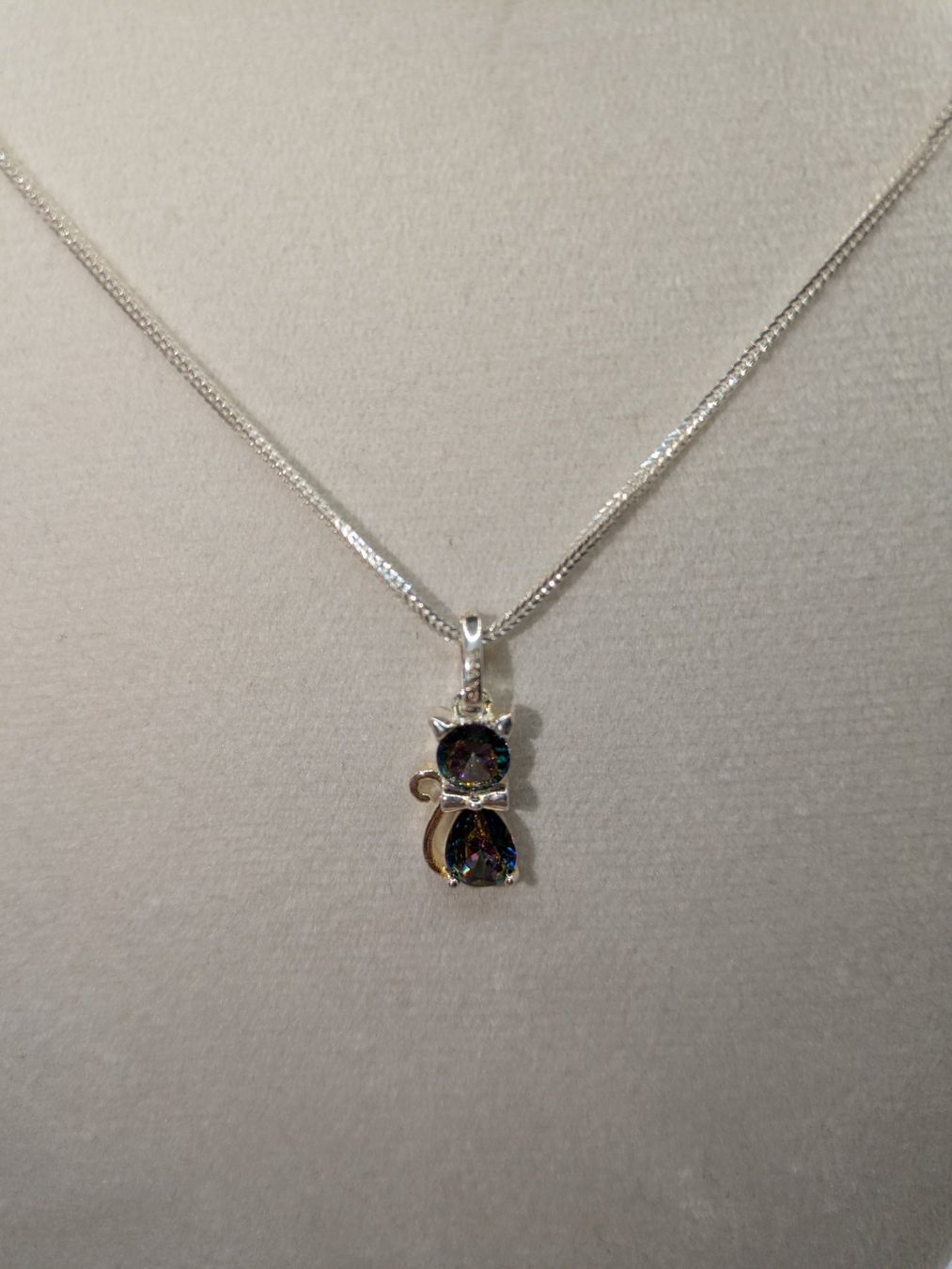 Catenine: Kette mit Katzenanhänger in Sterling Silber – Nuovo e nell'imballaggio originale da Glattpark(Opfikon) venduto da Wuschel038 2