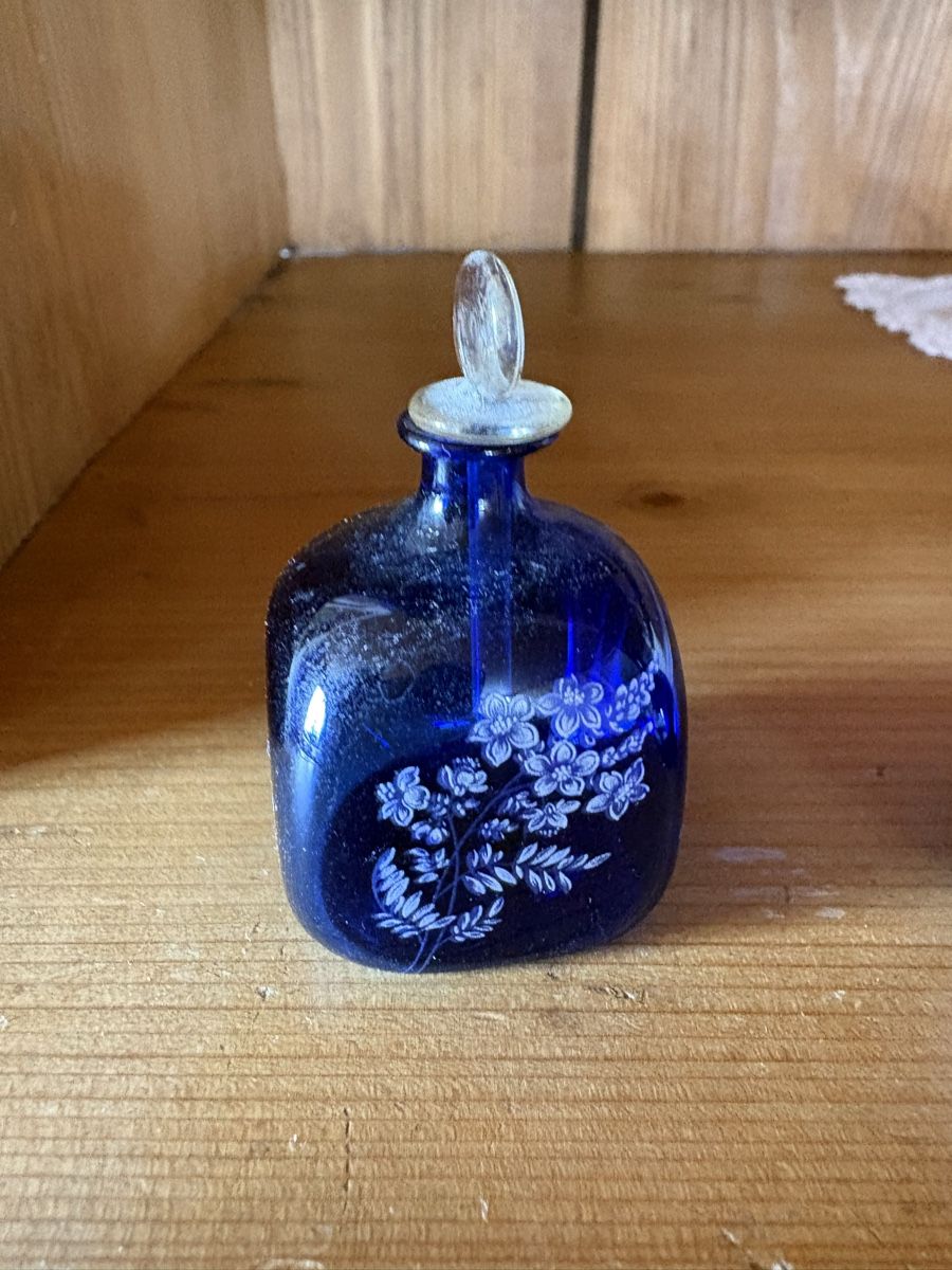 Murano Flaconi: 2 petits flacons bleu cobalt - Murano – Usato da Zweisimmen venduto da Domii 5